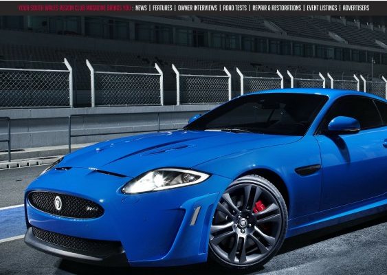 JAGUAR MAGAZINE COVER SOUTH WALES EDITION