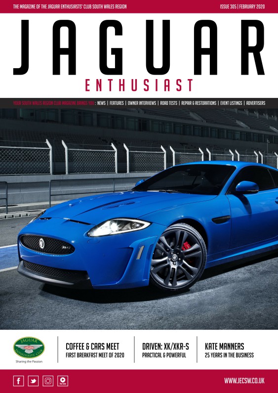 JAGUAR MAGAZINE COVER SOUTH WALES EDITION